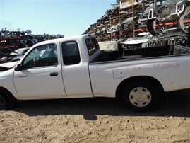 2000 Toyota Tacoma SR5 White Extended Cab 2.4L AT 2WD #Z23469